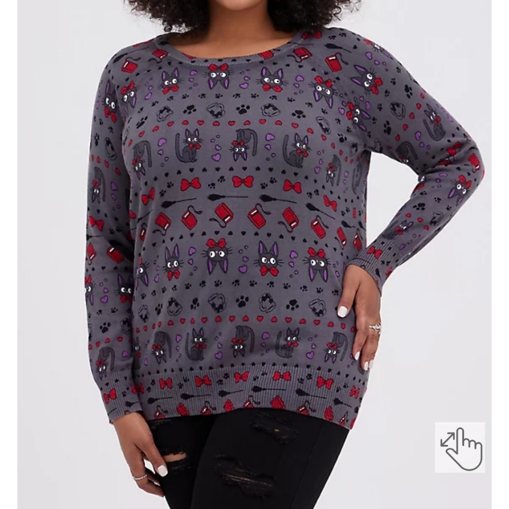 🆕️🎀🐈‍⬛STUDIO GHIBLI COLLECTION KIKI - COTTON PULLOVER SWEATER🐈‍⬛🎀